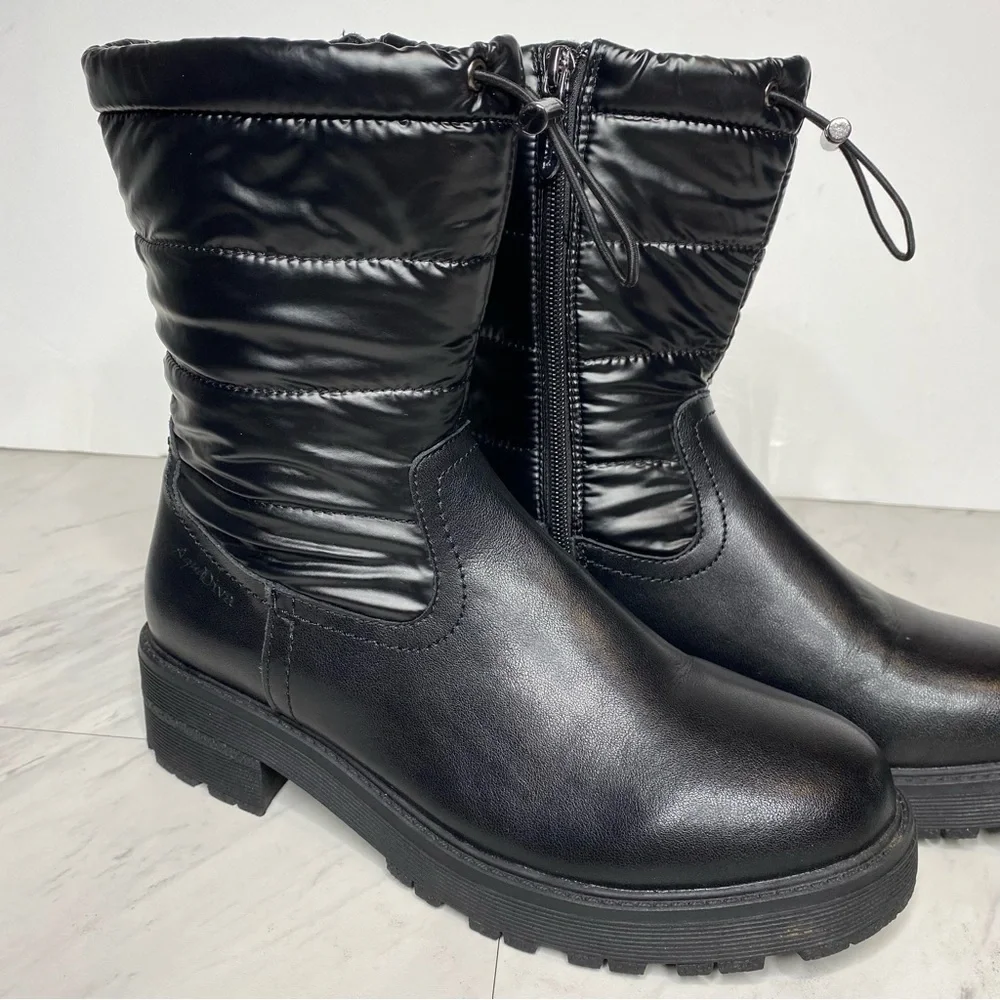 AquaDiva Black Puffer Boot 39
